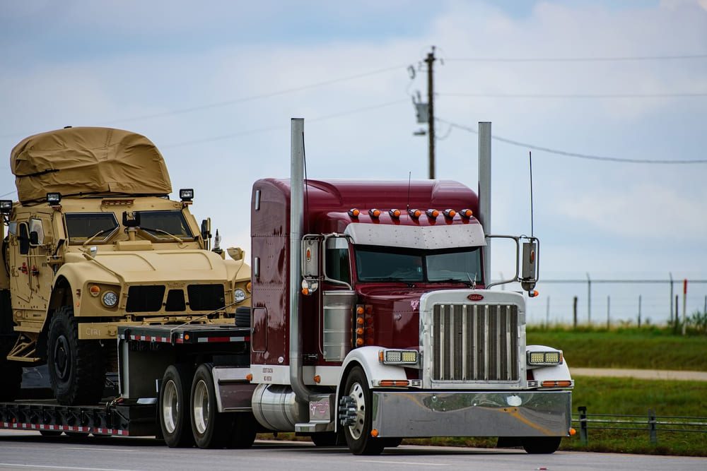 Military car shipping services